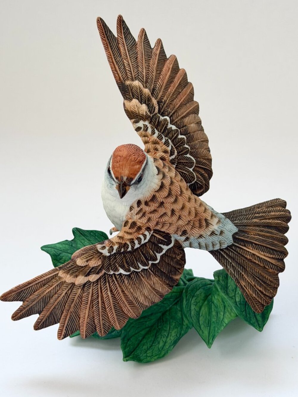 Vintage Lenox Chipping Sparrow Porcelain Bird Figurine